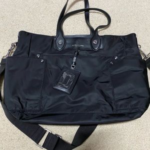 Large black nylon Marc Jacobs (diaper) bag